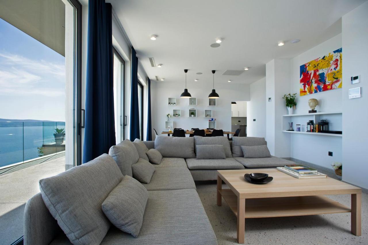 צלינה Villa Dispet With Heated Pool, Jacuzzi, Sauna And Cinema מראה חיצוני תמונה