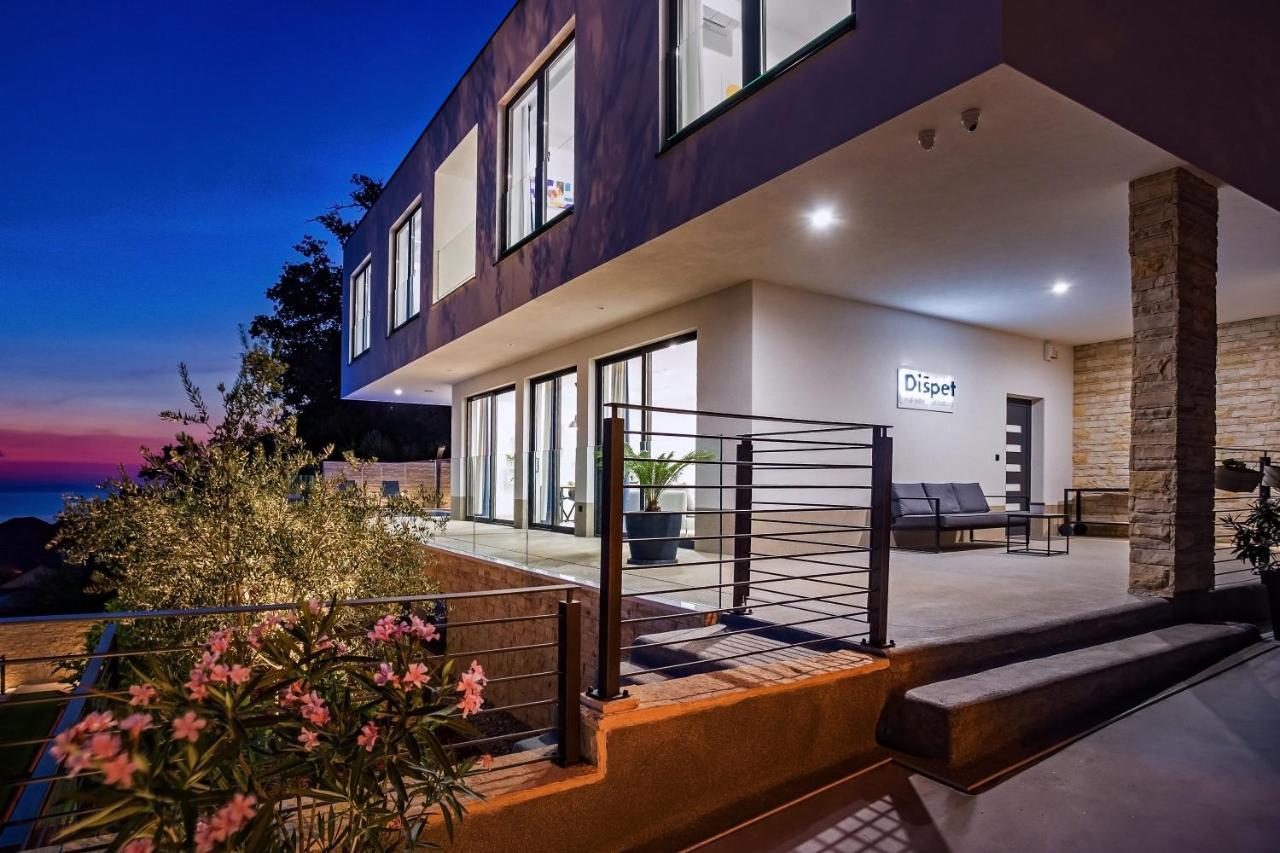 צלינה Villa Dispet With Heated Pool, Jacuzzi, Sauna And Cinema מראה חיצוני תמונה