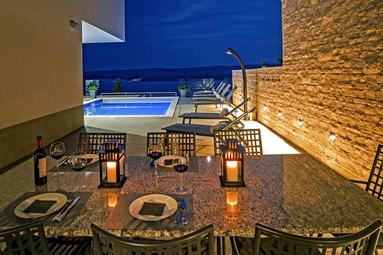 צלינה Villa Dispet With Heated Pool, Jacuzzi, Sauna And Cinema מראה חיצוני תמונה