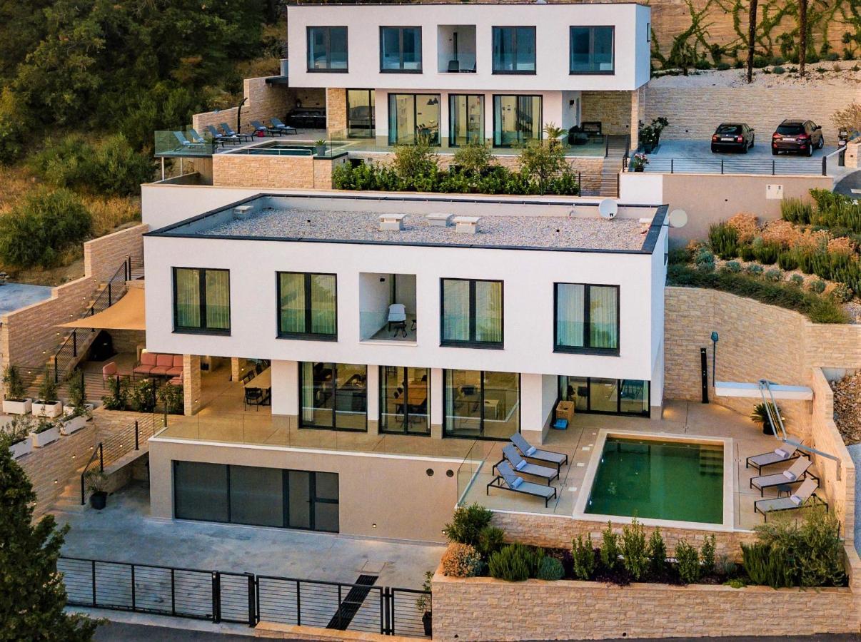 צלינה Villa Dispet With Heated Pool, Jacuzzi, Sauna And Cinema מראה חיצוני תמונה